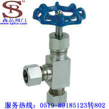 J24W-160P不锈钢角式针形阀SPJ24W-160P角式针形阀